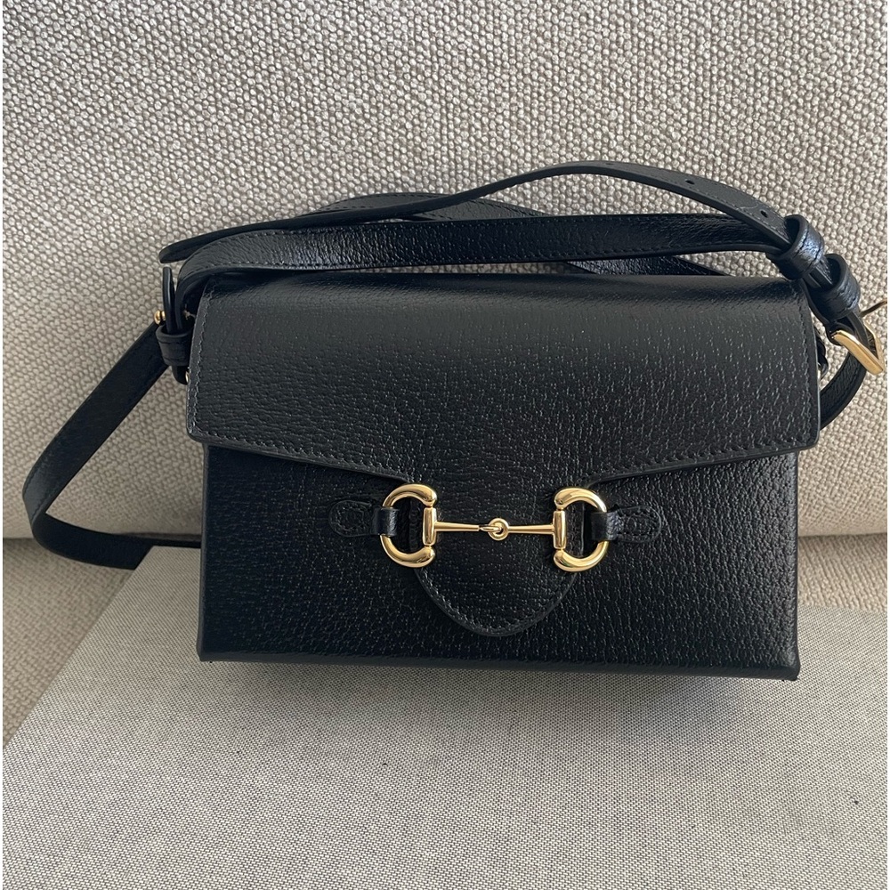 GUCCI horse bit crossbody bag